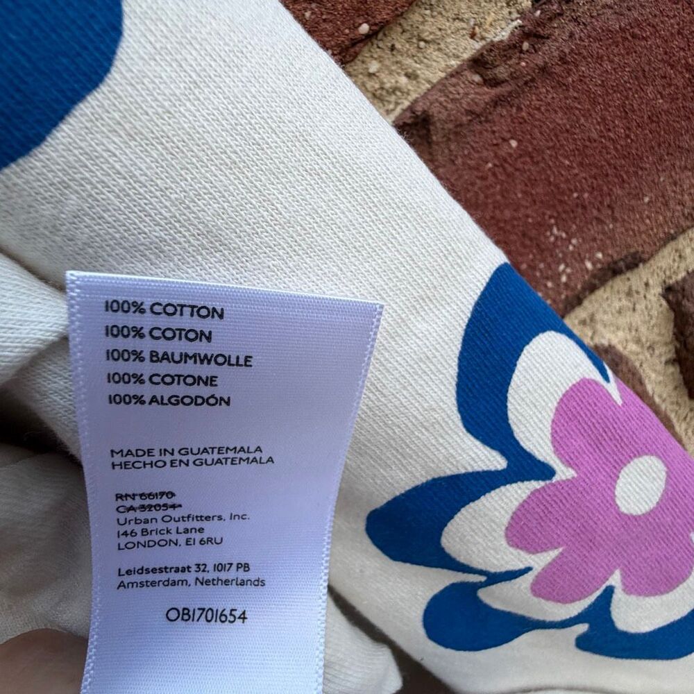 UO Urban Outfitters Life Advice Oversized Long Sleeve Tee M NEW - Picture 13 of 13